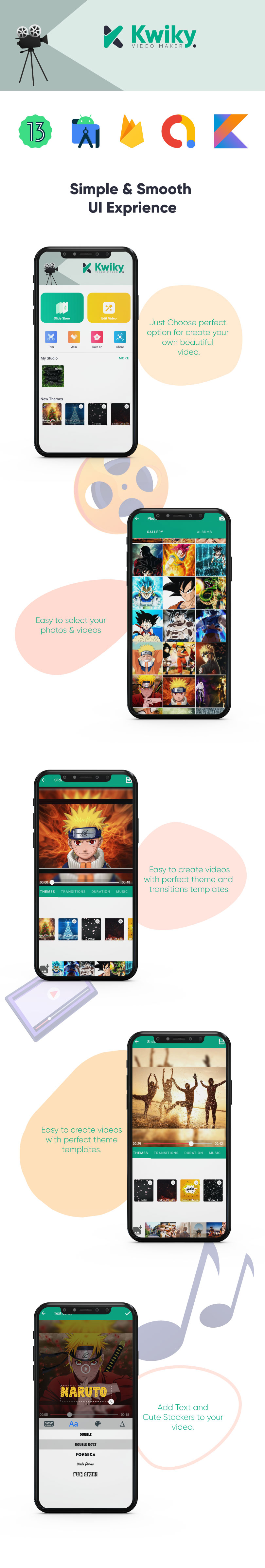 Kwiky : Video Maker & Editor